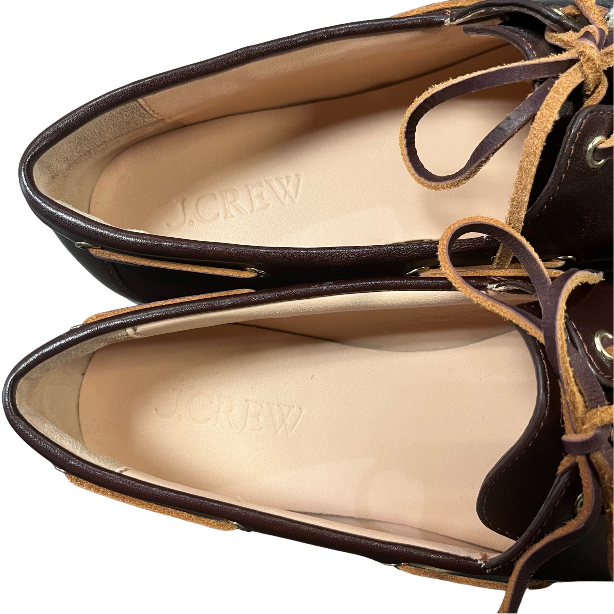 J.Crew Boat Shoes in Leather