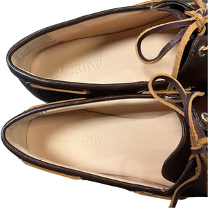 J.Crew Boat Shoes in Leather