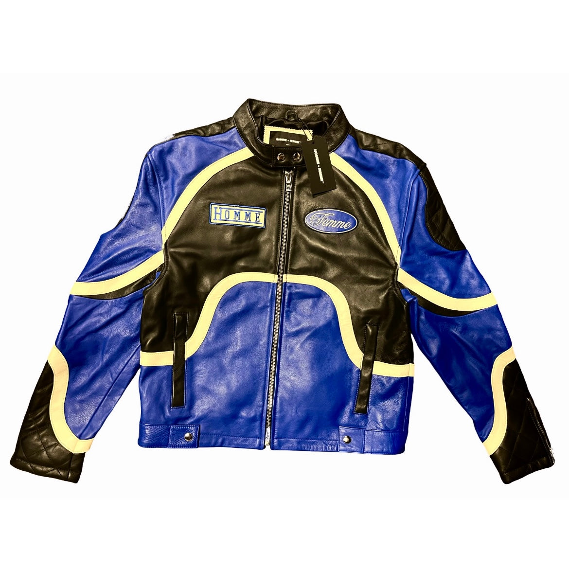 HOMME FEMME Honcho Quilted Leather Jacket
