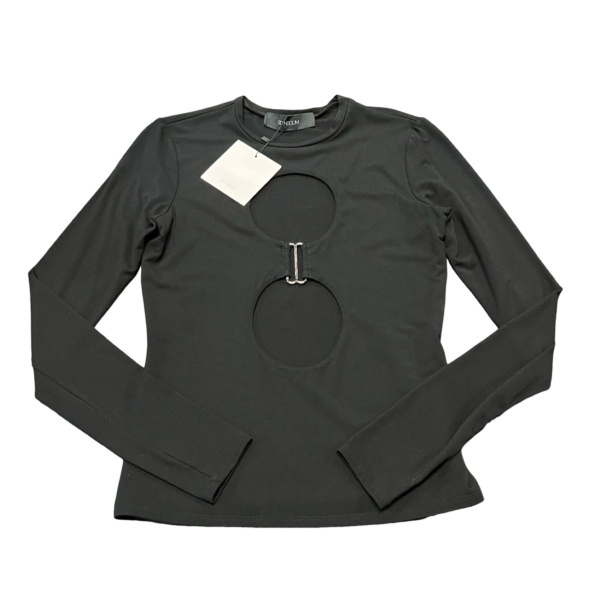 SID NEIGUM DOUBLE CIRCLE CUTOUT TOP