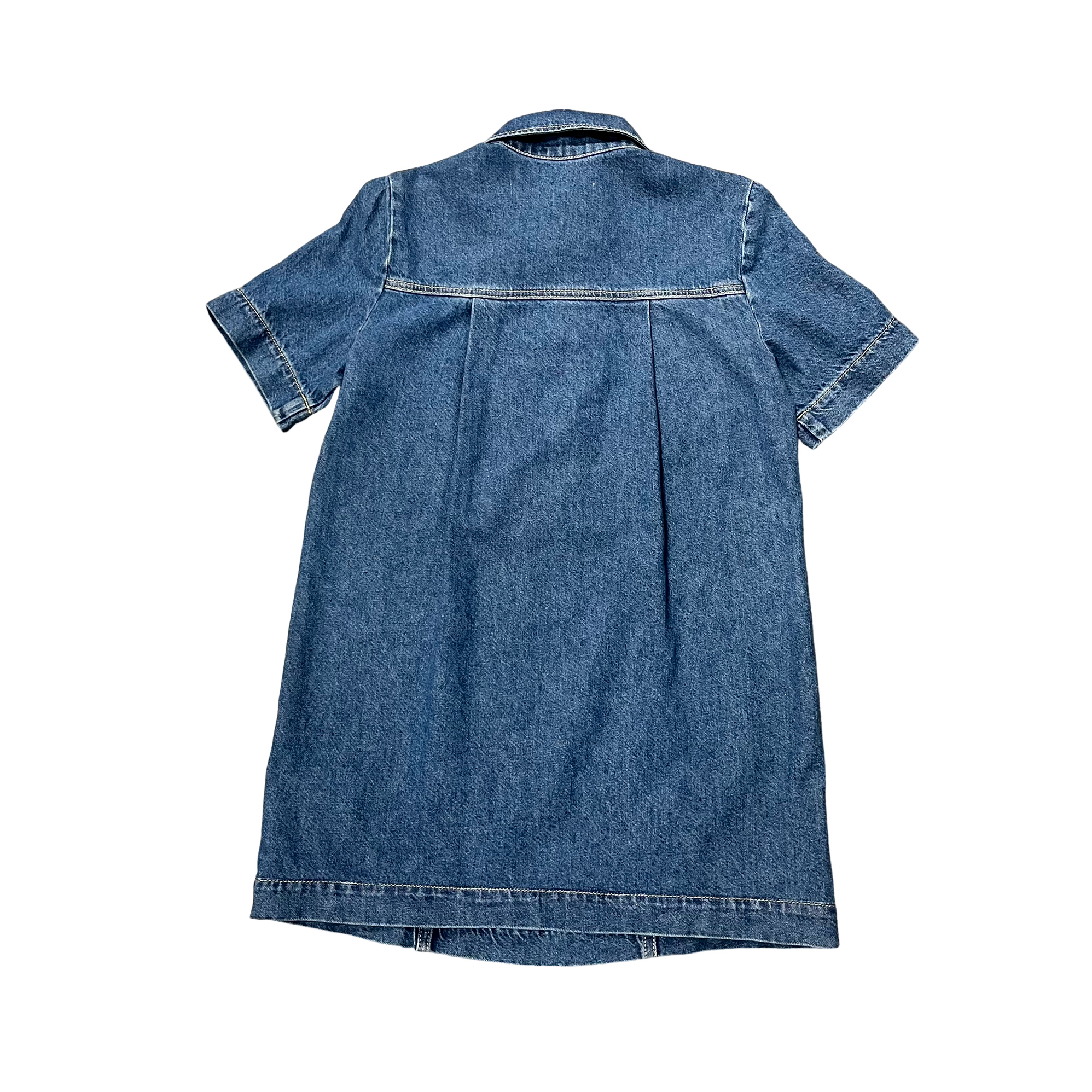 reformation denim dress Reformation Loeb Denim Dress – TatteredTrading
