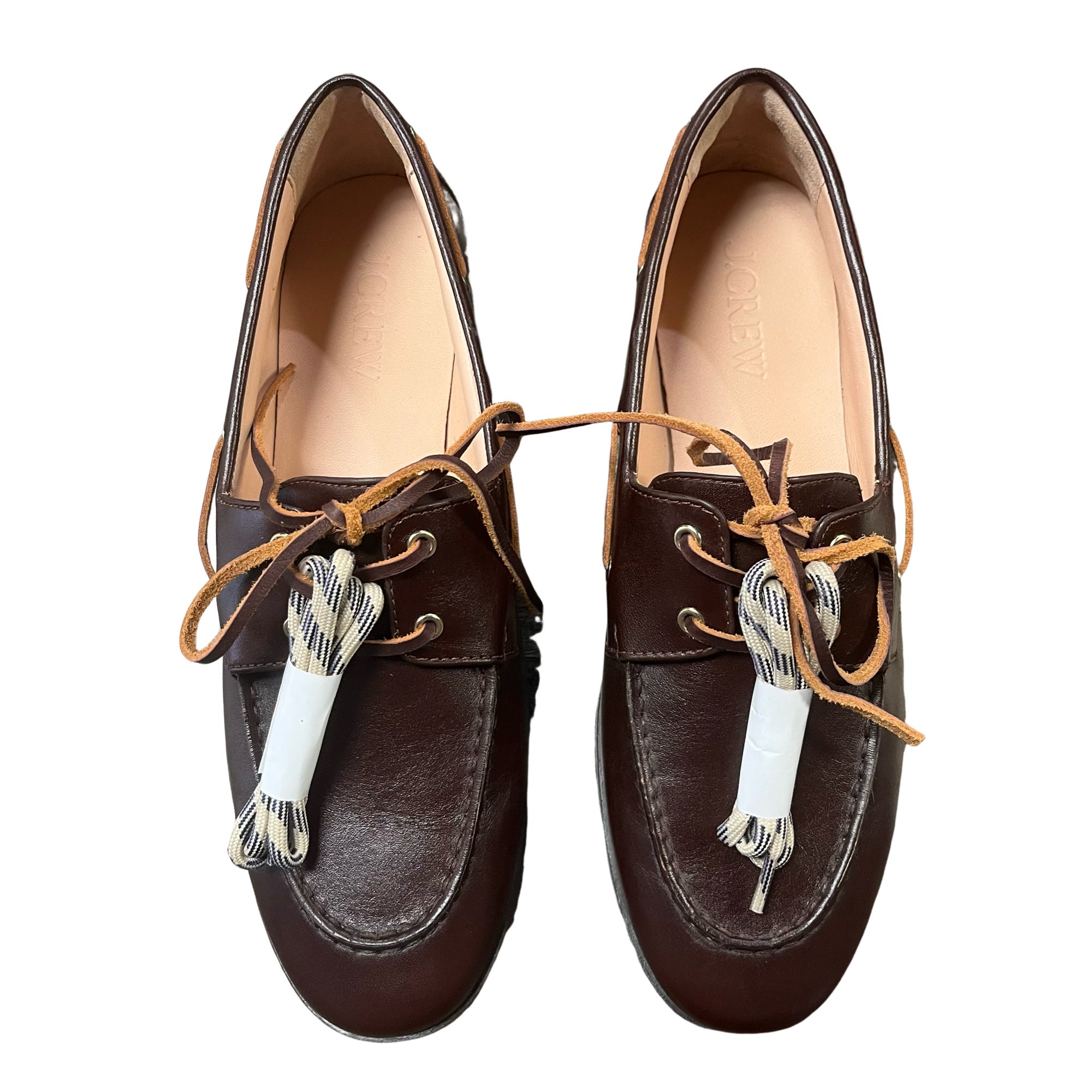J.Crew Boat Shoes in Leather