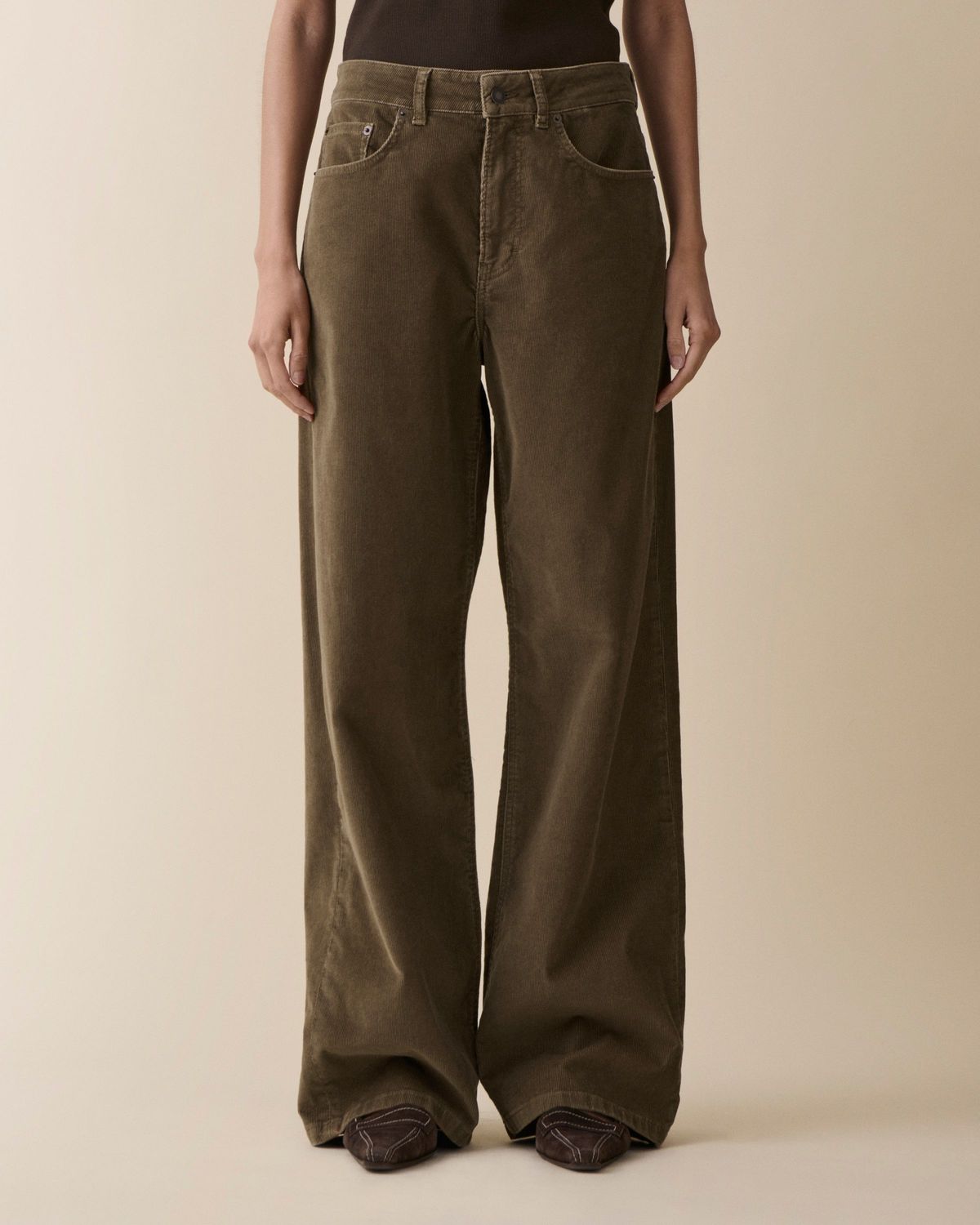 Jeanerica Belem Brown Corduroy Pants