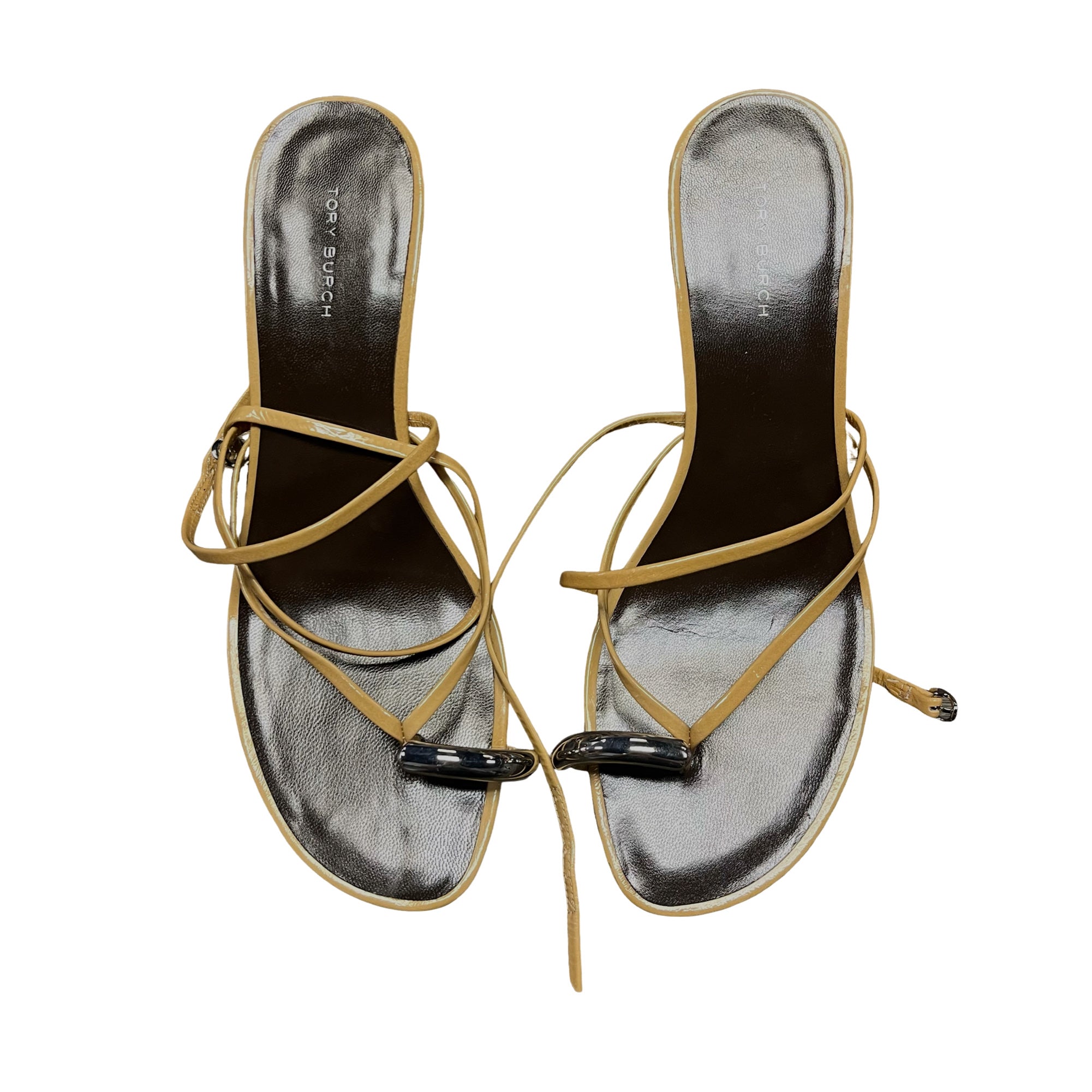 Tory Burch Yellow Strappy Sandals