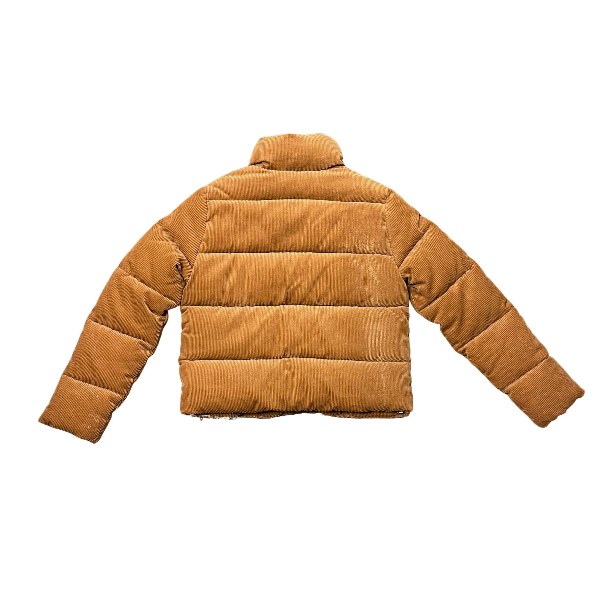 Tommy Hilfiger Brown Corduroy Puffer Jacket