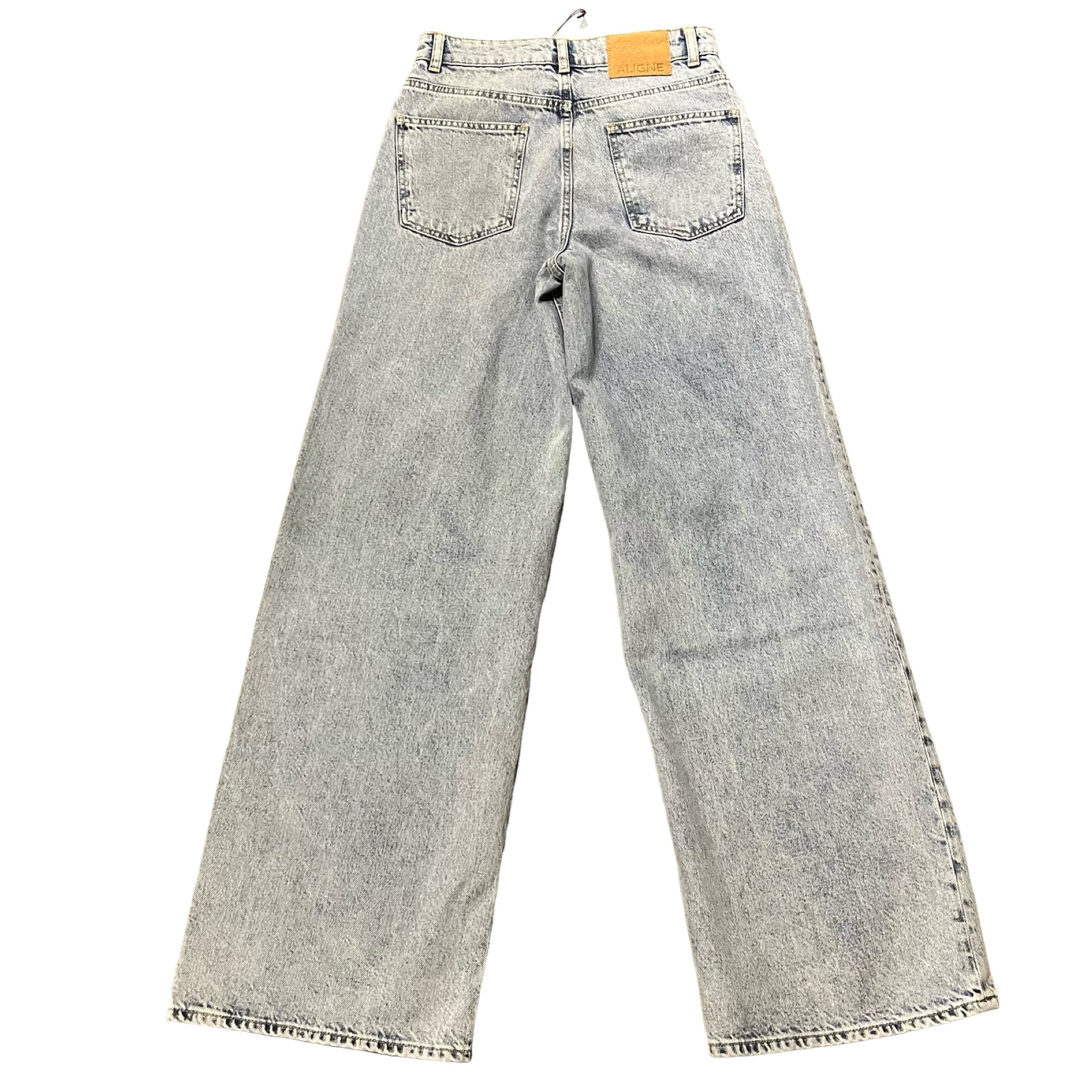 Aligne Loose Wide Jeans in Powder Blue