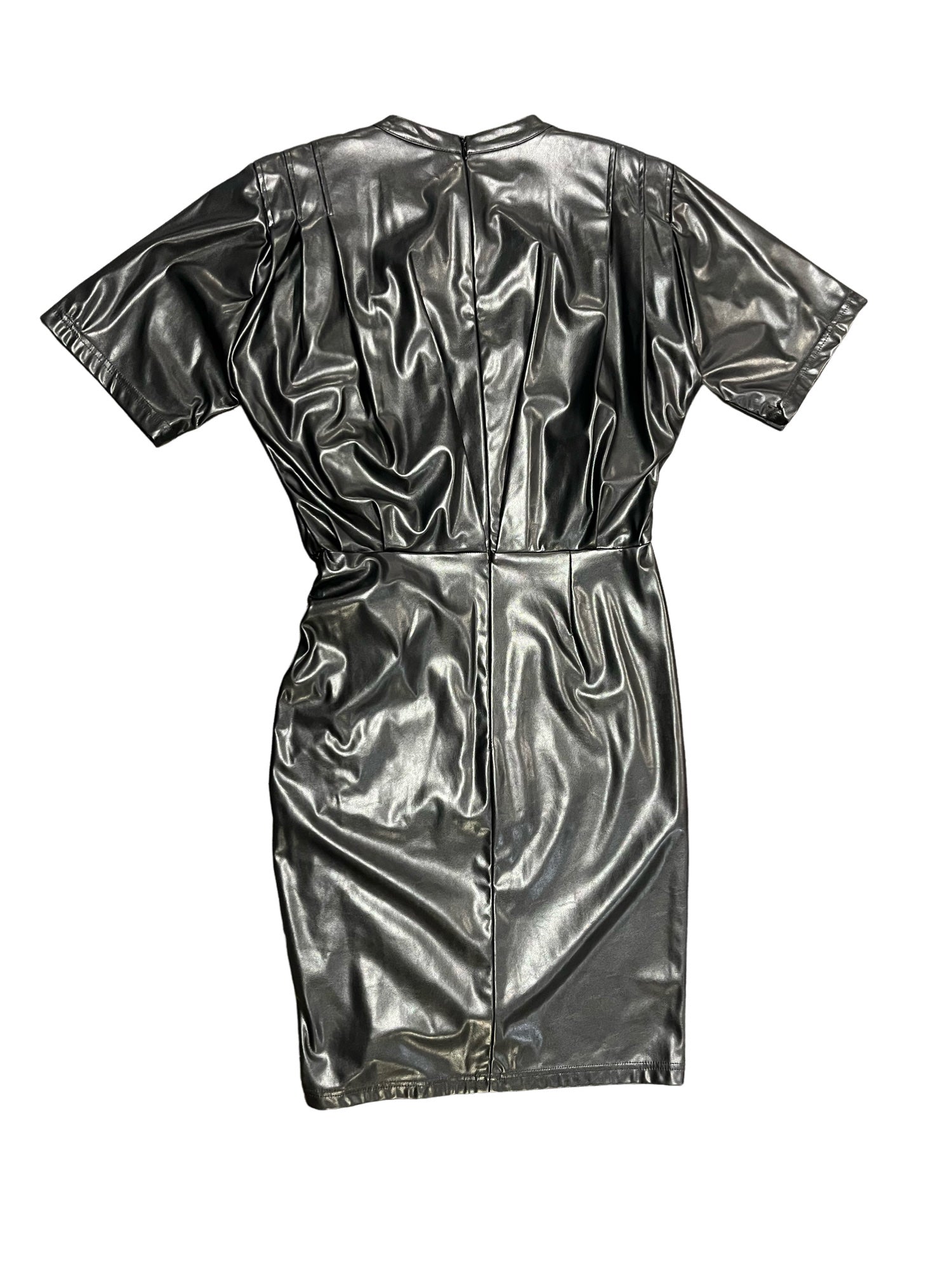 Isabel Marant Etoile Black Faux Leather Mini Dress