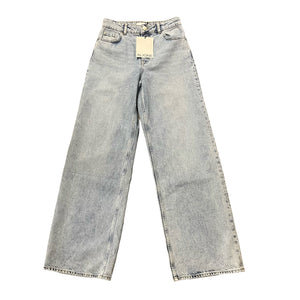 Aligne Loose Wide Jeans in Powder Blue