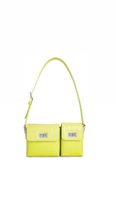 BY FAR Baby Billy Bag in Lime Green