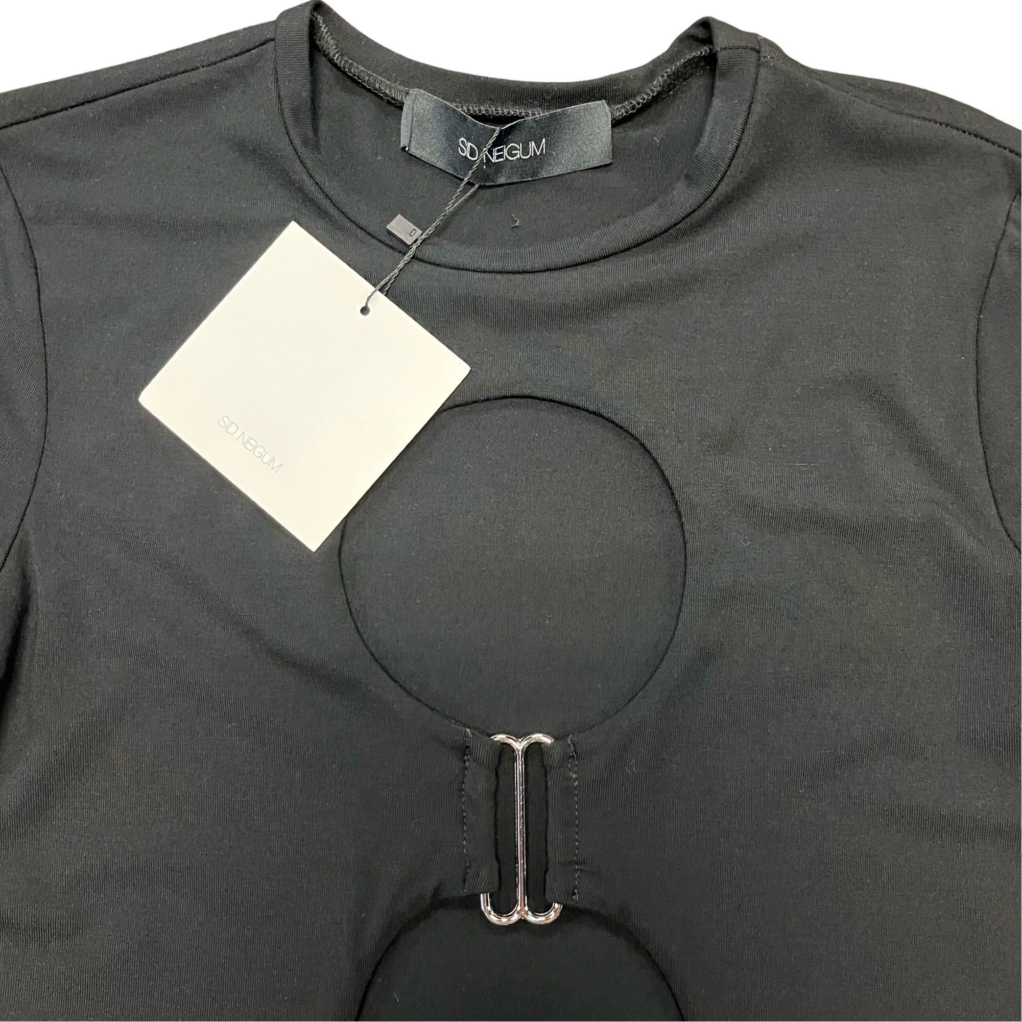 SID NEIGUM DOUBLE CIRCLE CUTOUT TOP