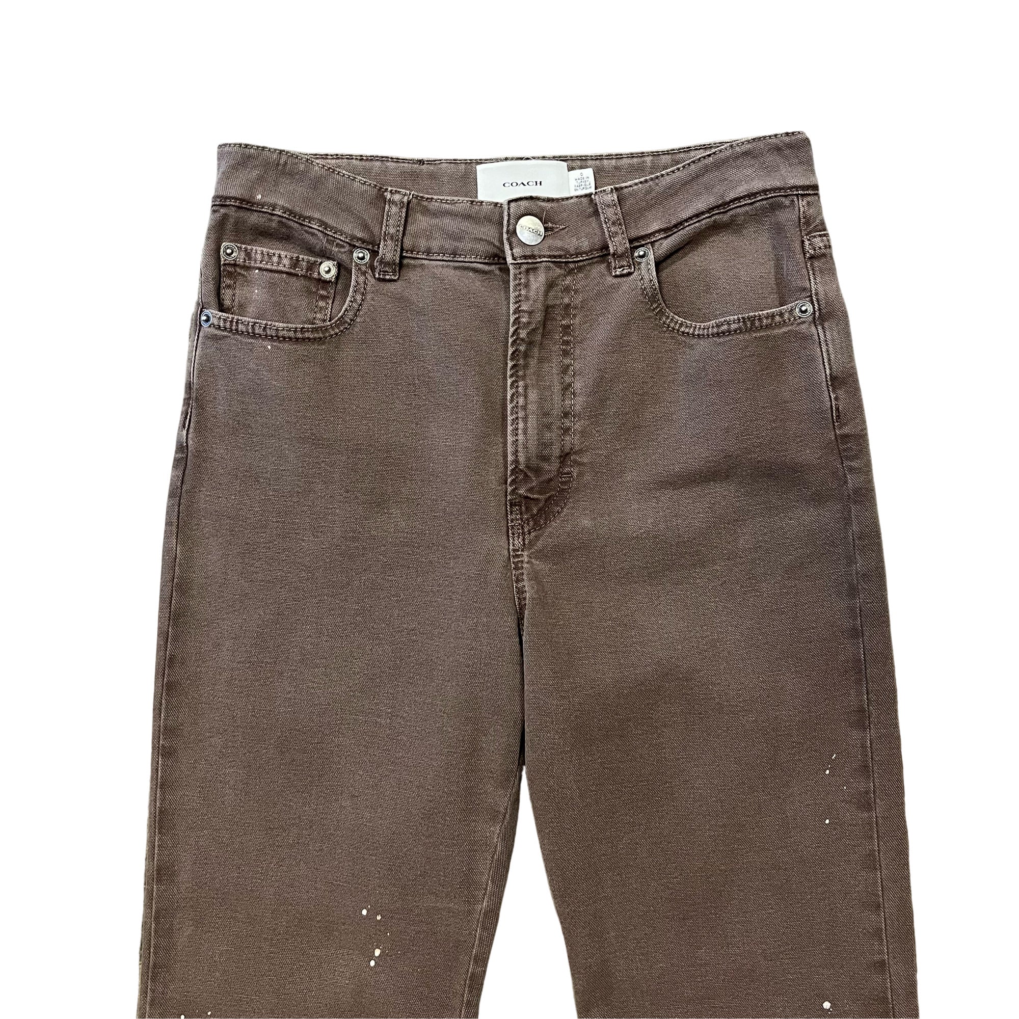 Coach Boot Cut Brown Jeans