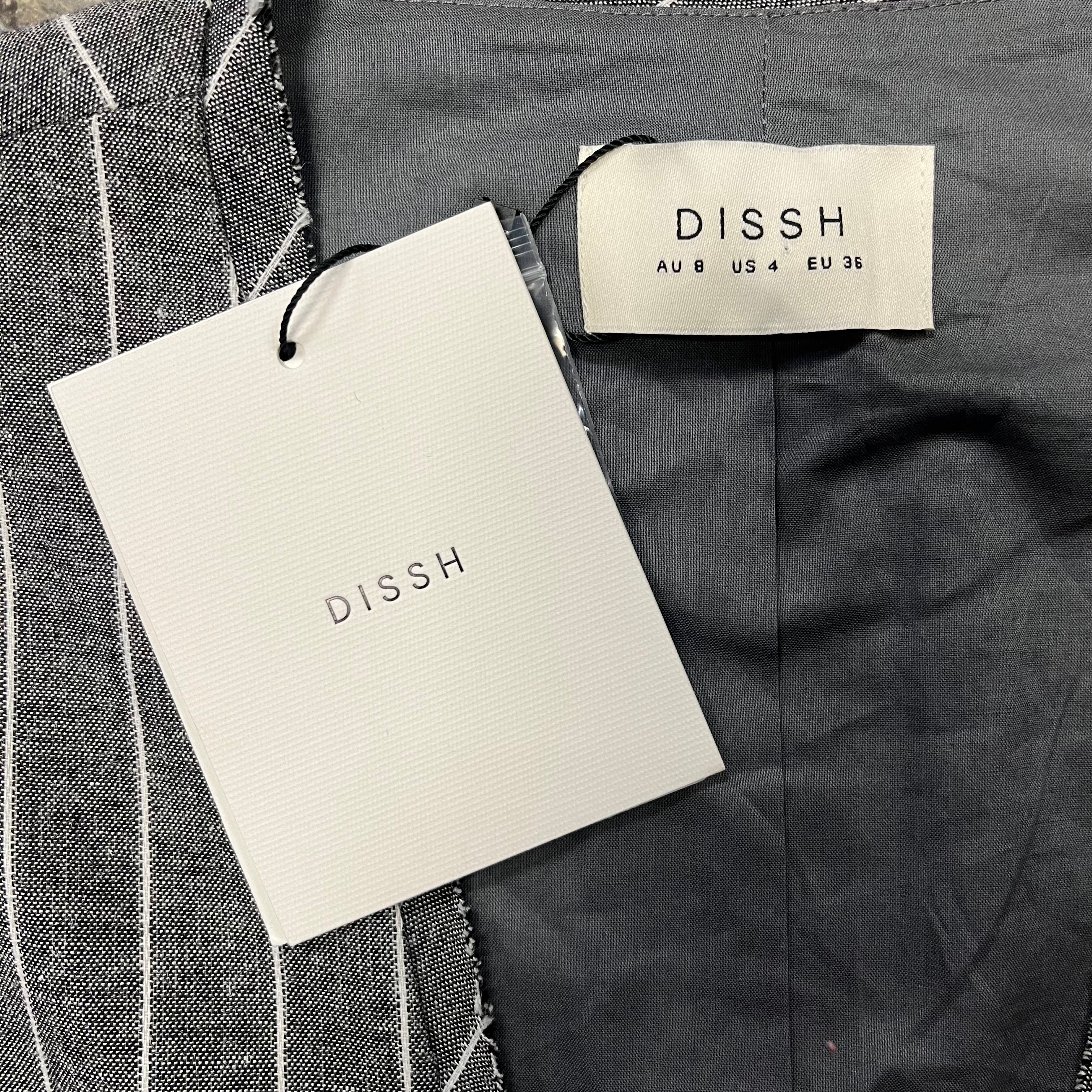 DISSH Ollie Slate Stripe Oversized Women’s Vest