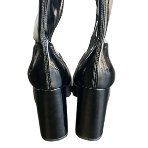 SCHUTZ Darlyn Patent Leather Over the Knee Boots