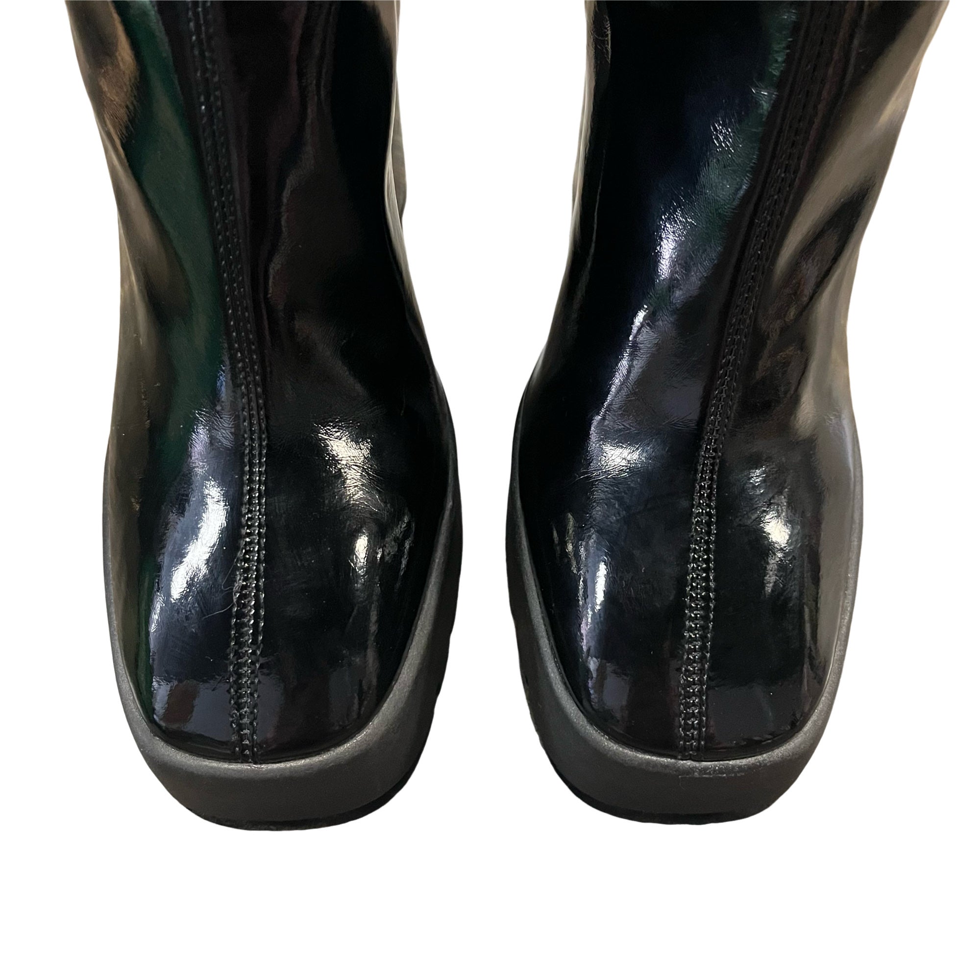 SCHUTZ Darlyn Patent Leather Over the Knee Boots