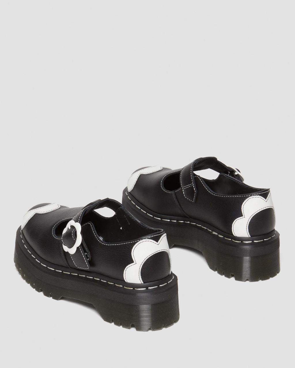 DR. MARTEN BETHAN PISA LEATHER PLATFORM MARY JANE SHOES