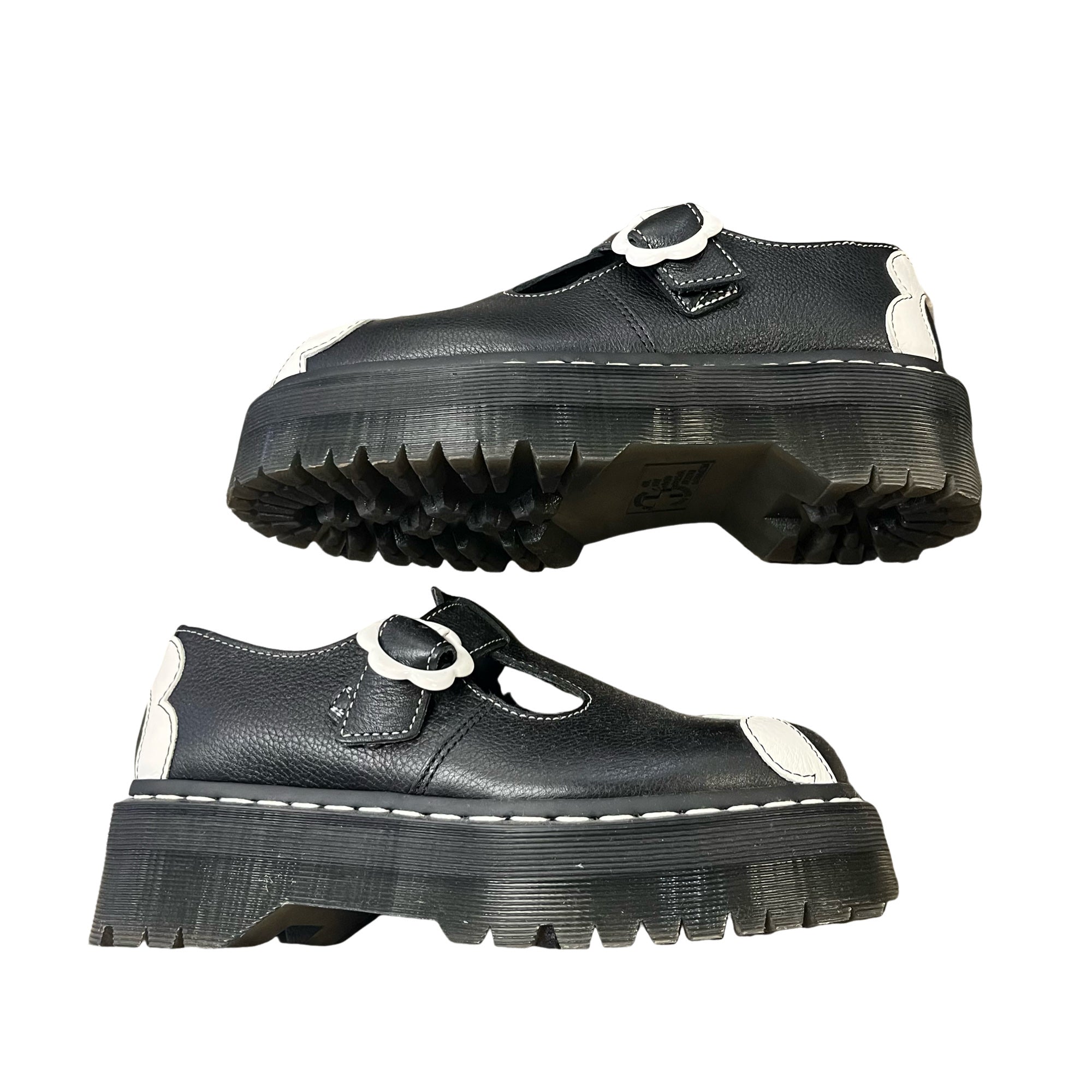 DR. MARTEN BETHAN PISA LEATHER PLATFORM MARY JANE SHOES