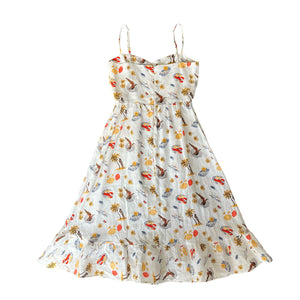 REFORMATION Eileen Linen Midi Dress in Tropez