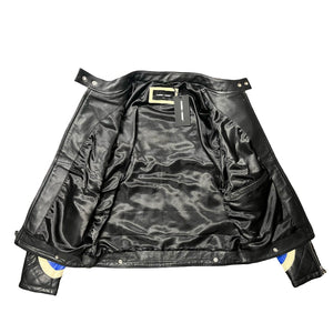 HOMME FEMME Honcho Quilted Leather Jacket