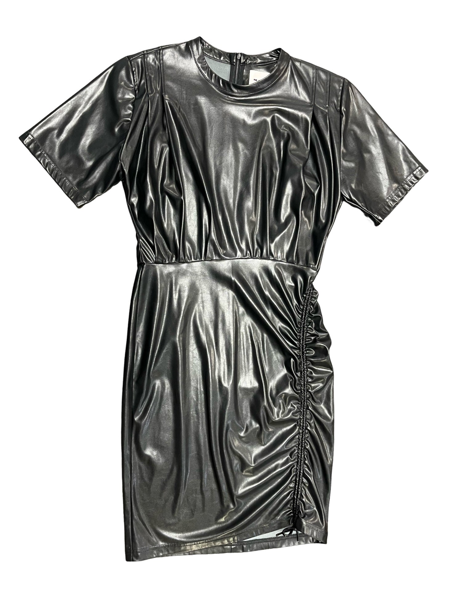 Isabel Marant Etoile Black Faux Leather Mini Dress