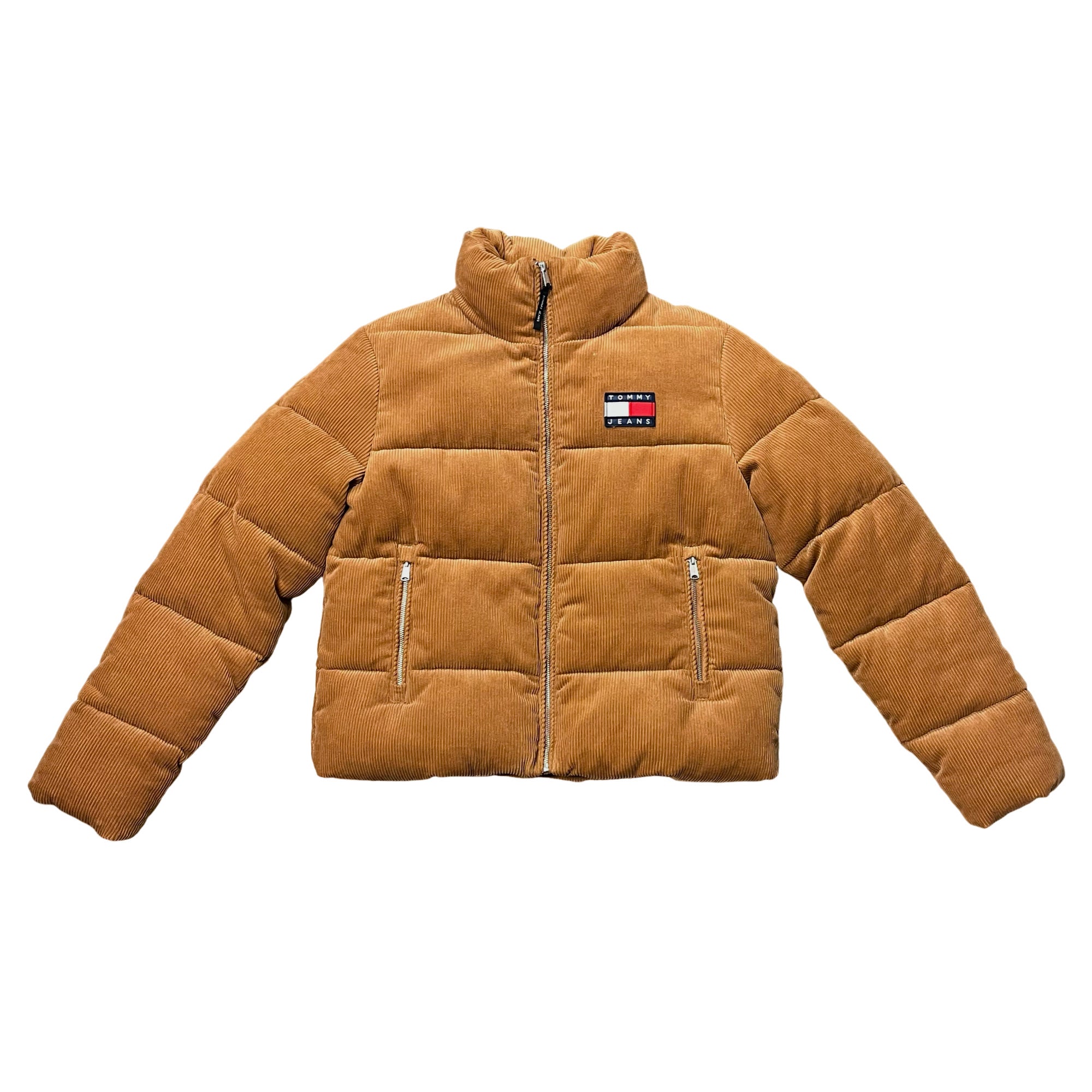 Tommy Hilfiger Brown Corduroy Puffer Jacket
