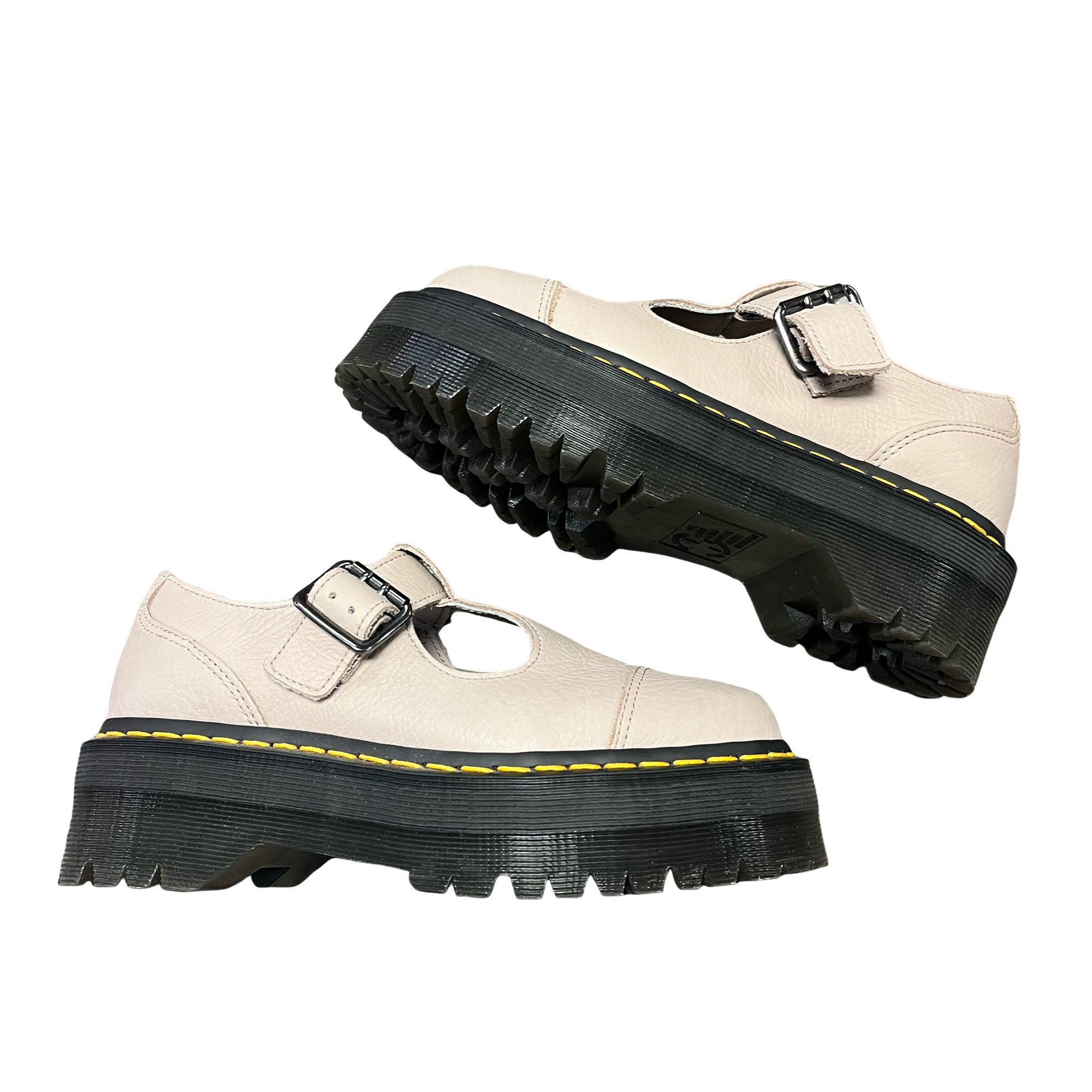 DR. MARTENS Pisa Leather Platform Mary Jane Shoes