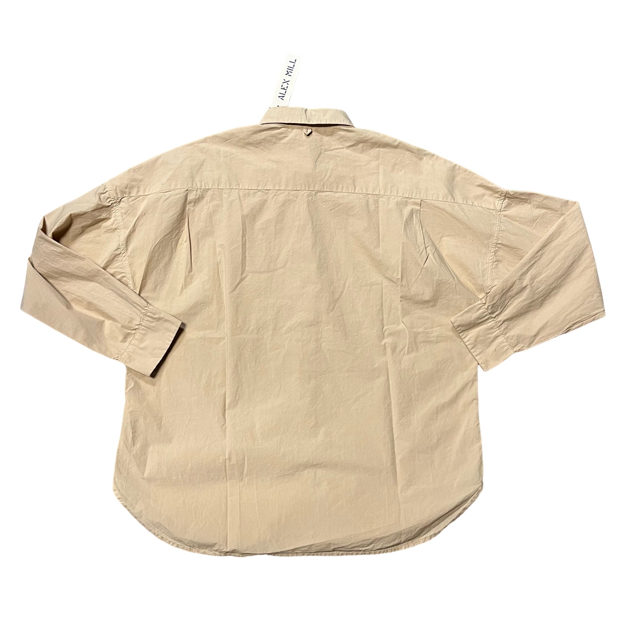 Alex Mill Jo Shirt Almond milk in Poplin