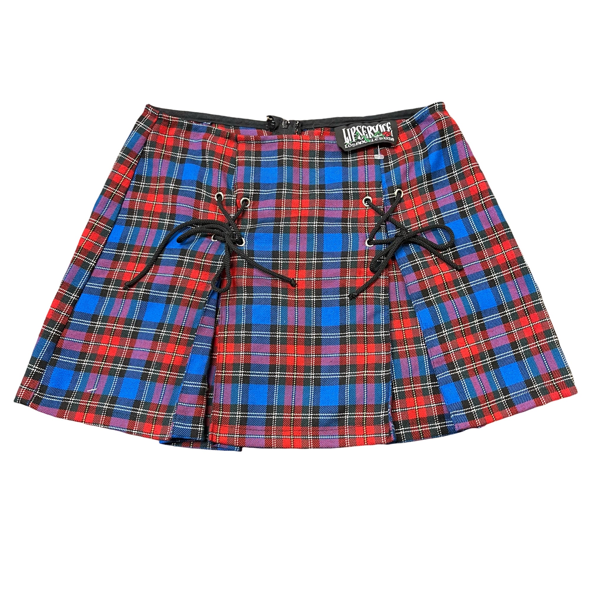 Vintage Lip Service Plaid Schoolgirl Skirt