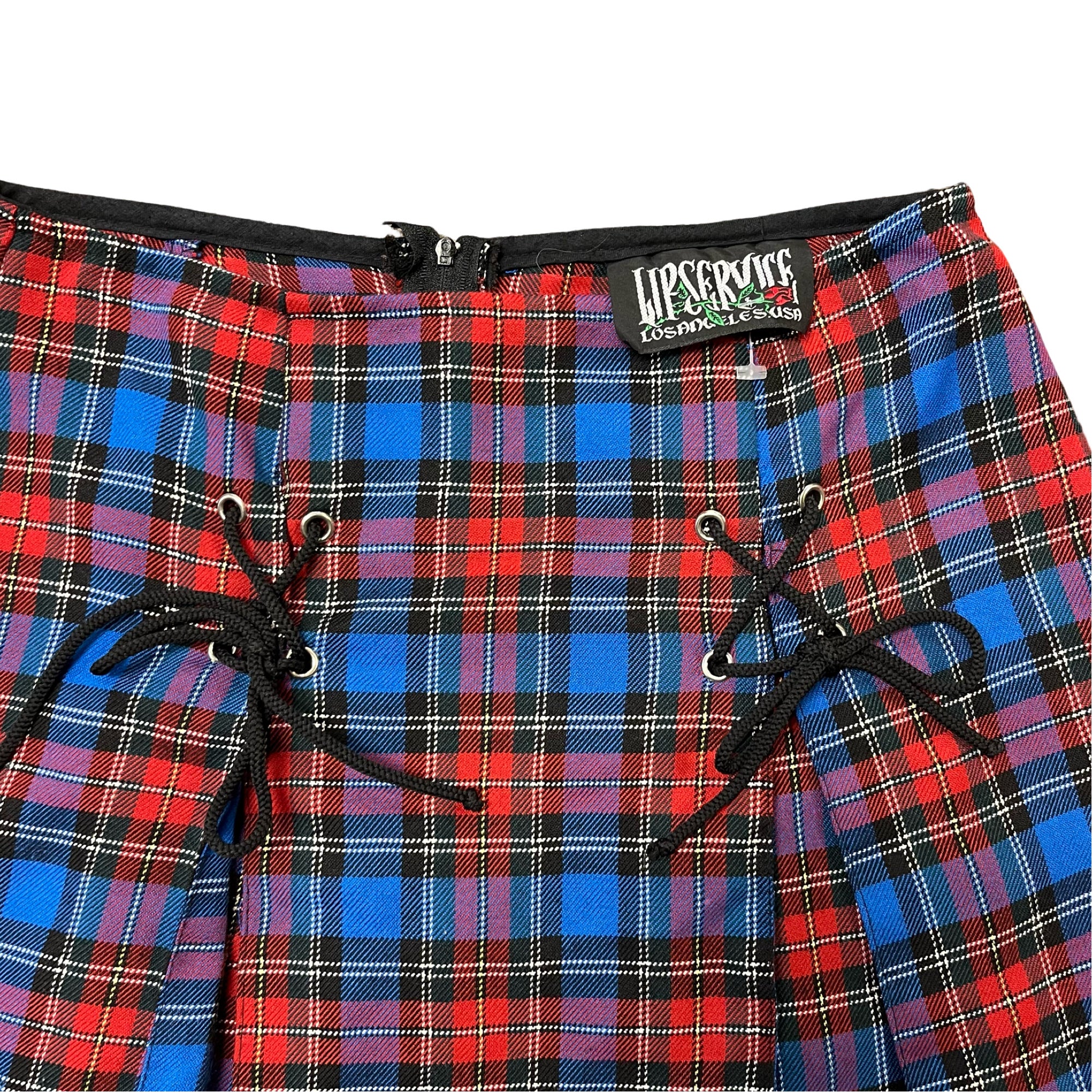 Vintage Lip Service Plaid Schoolgirl Skirt