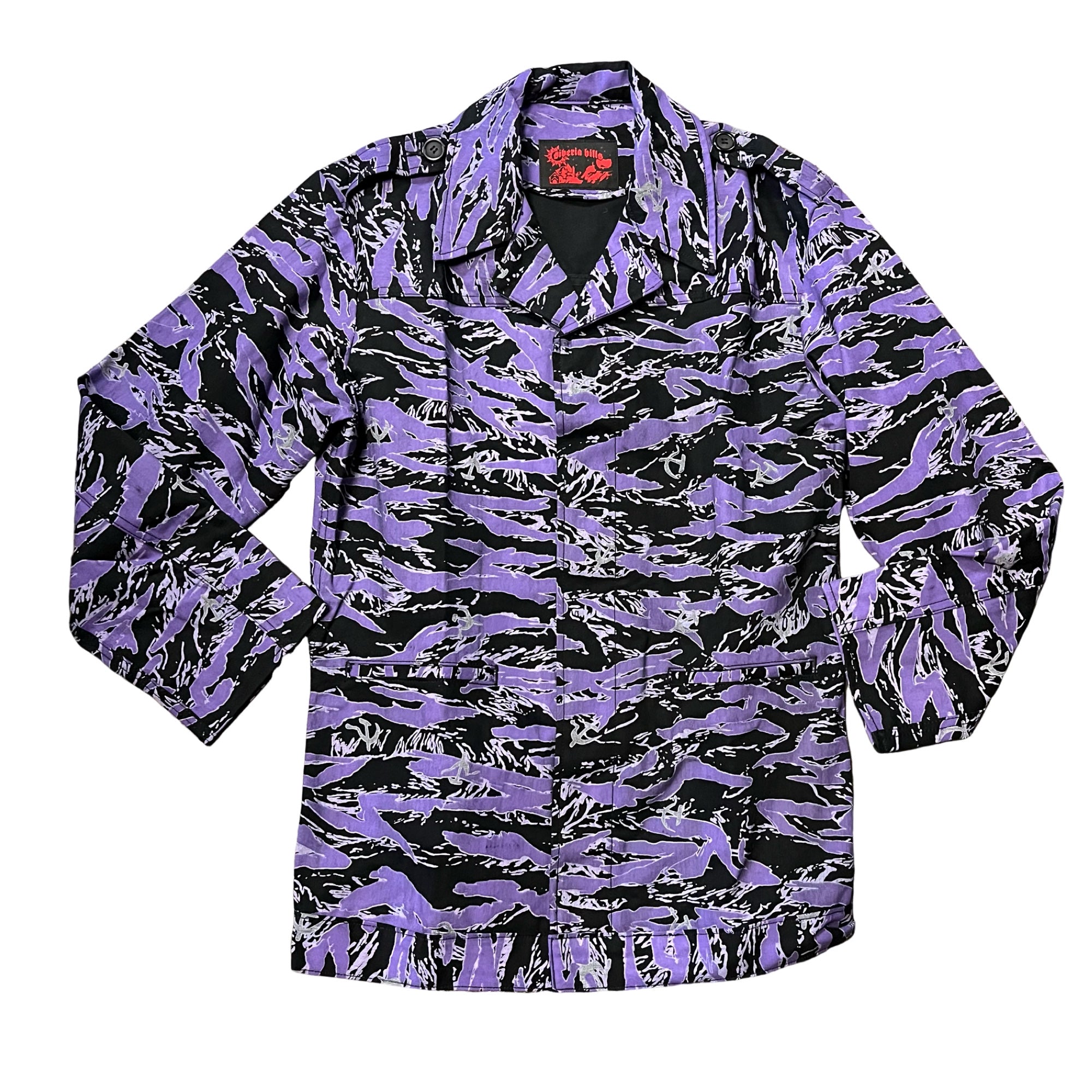 Siberia Hills Sickle Camo Jacket in Purple Snow