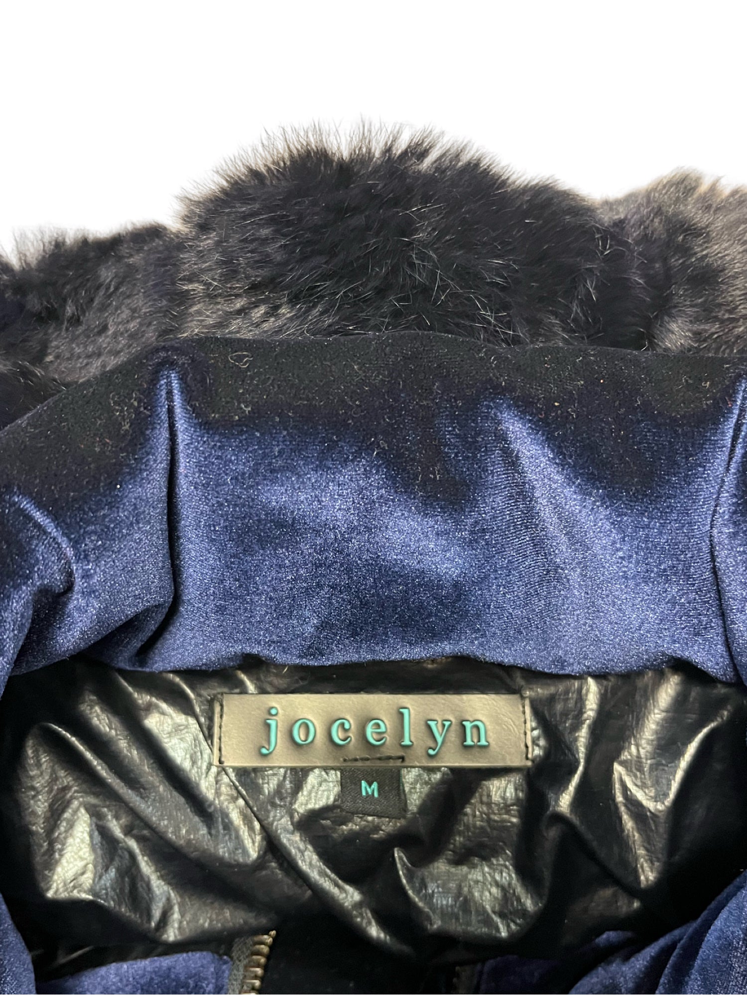 Jocelyn Velvet Puffer Jacket