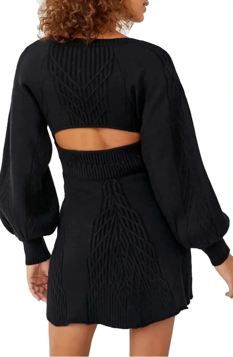 Free People Emmaline Mini Sweater Dress