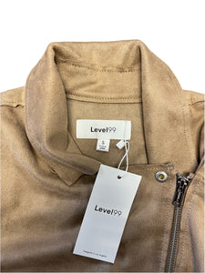 Level 99 Maeve Faux Suede Moto Jacket